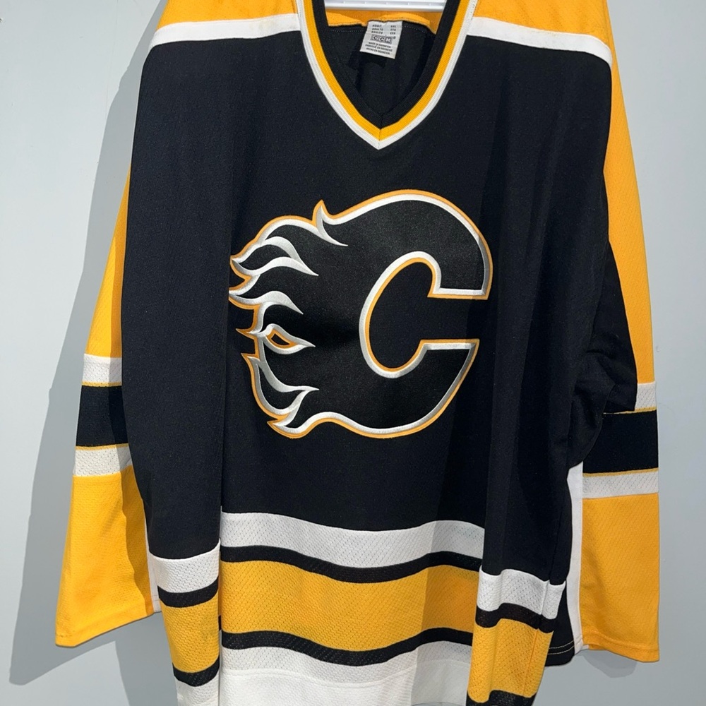 Black and Yellow Hockey Sweater